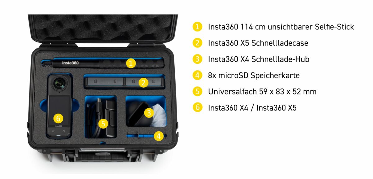 action.case PP.41.InstaX5 | B&W multipurpose case type 1000 Insta 360 X5 - Image 6