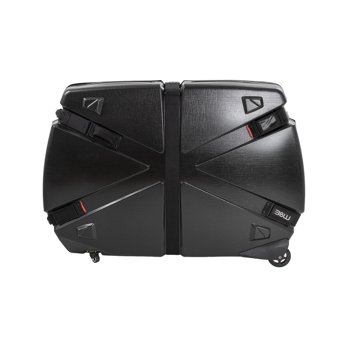 Bike Guard Curv 2837 von B&W International – geschlossen, Seitenansicht des leichten und stabilen Fahrradkoffers mit strukturierter Oberfläche.